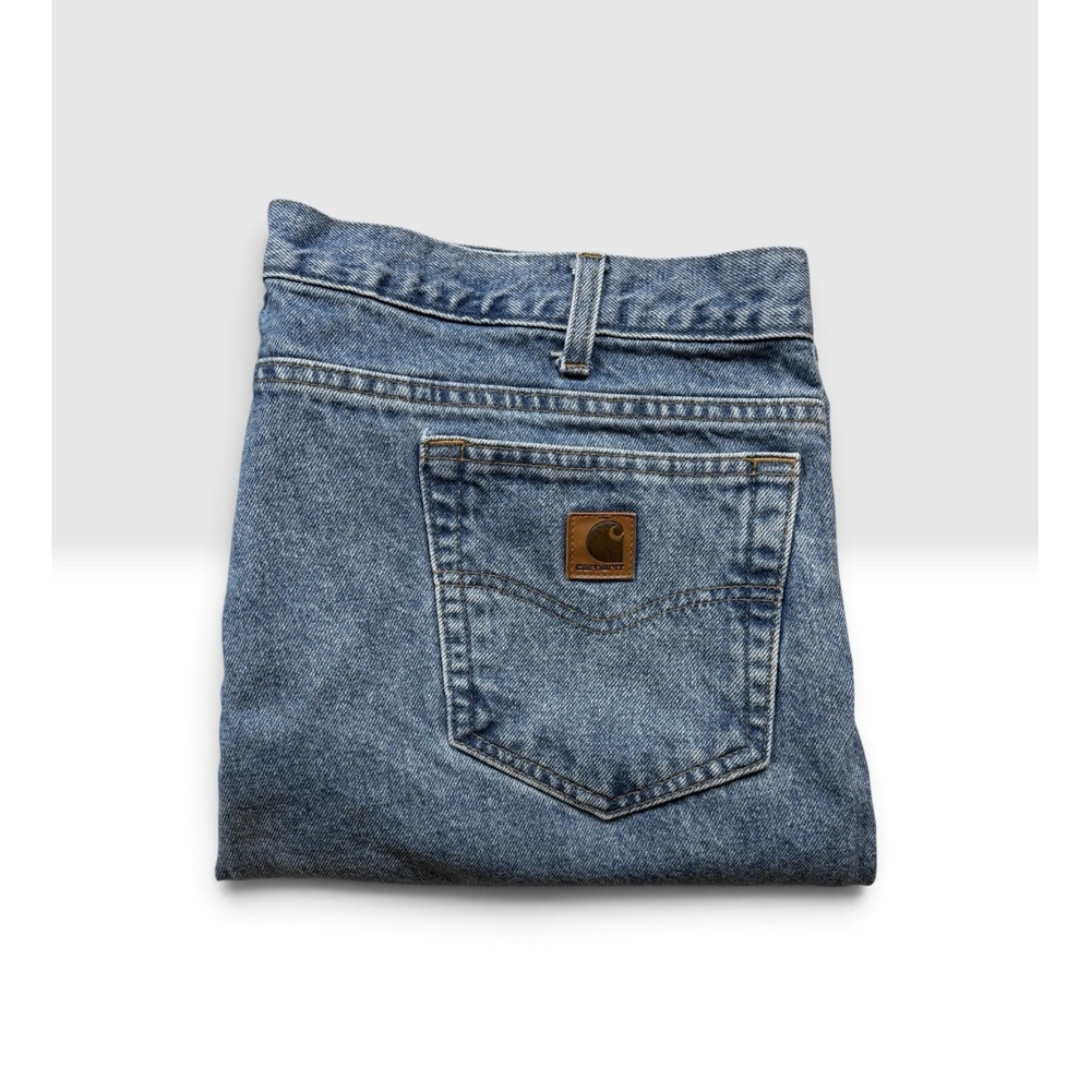 Carhartt Men's Traditional Fit Jeans Sz 40x30 Denim Straight Leg -2287